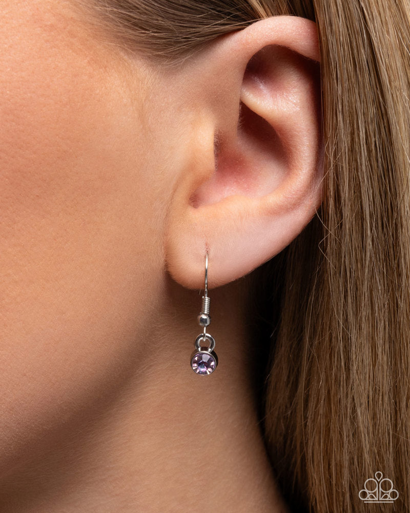 HAUTE Heart - Purple Necklace Set