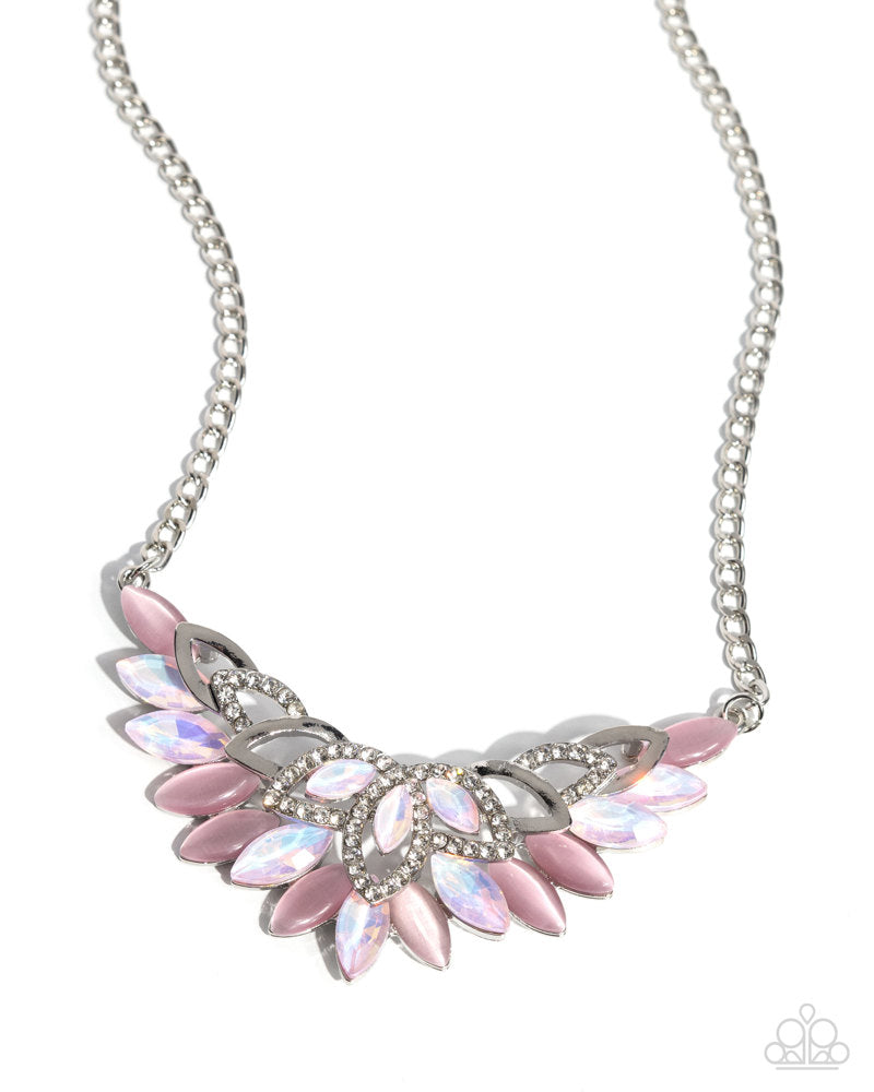 Marquise Maneuver - Pink Necklace Set