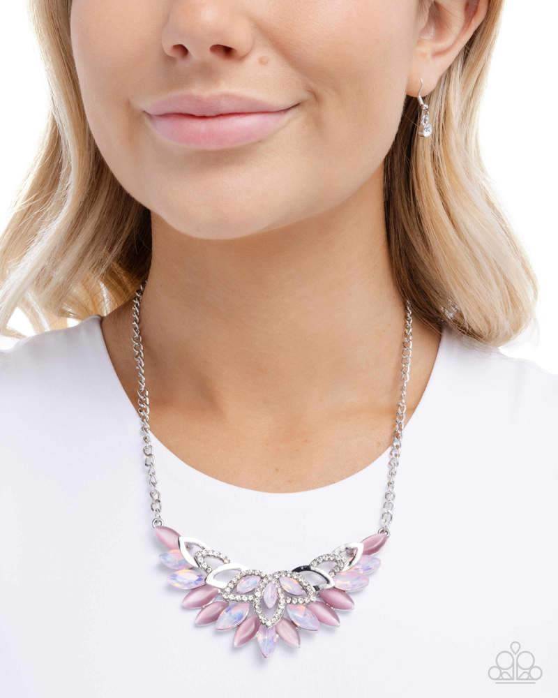 Marquise Maneuver - Pink Necklace Set