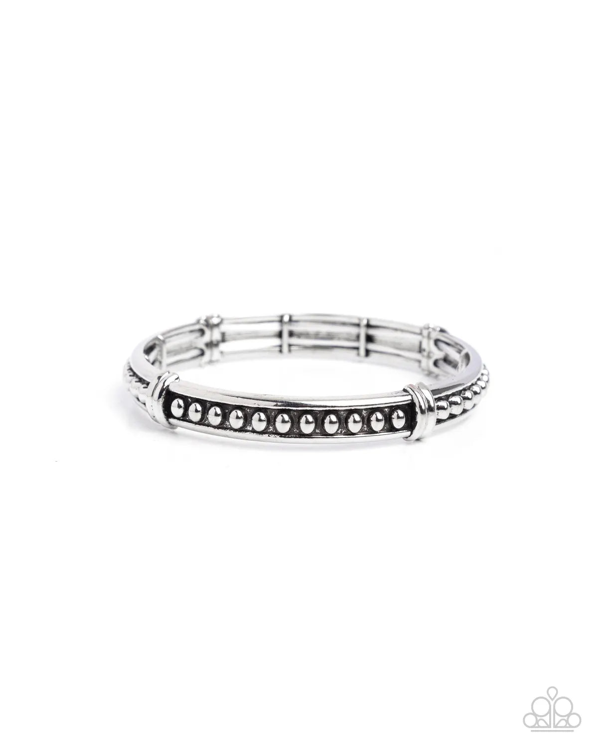 Studded Surprise - Silver Bracelet