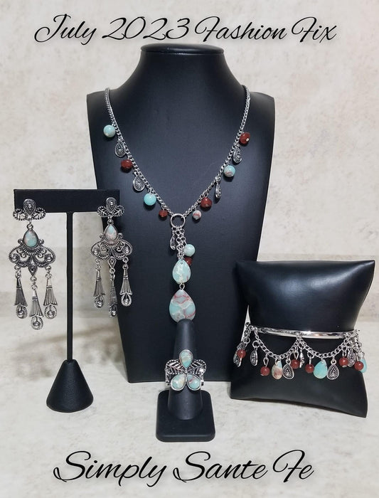 Simply Santa Fe - Blue Stone Complete Trend Blend July 2023 Fashion Fix Exclusive