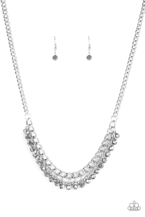 Glow and Grind - Silver Necklace Set
