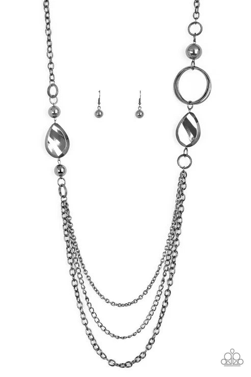 Rebels Have More Fun - Black Necklace Set