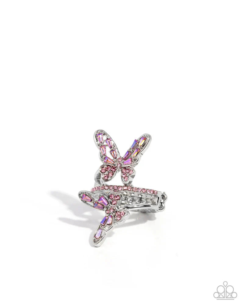 Fluttering Flamenco - Pink Ring