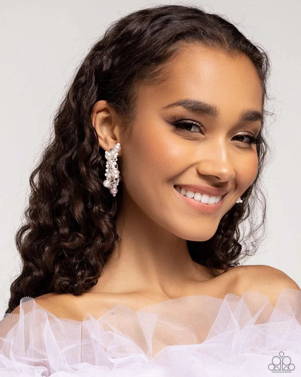 Elite Expense - Pink Hoop Earrings