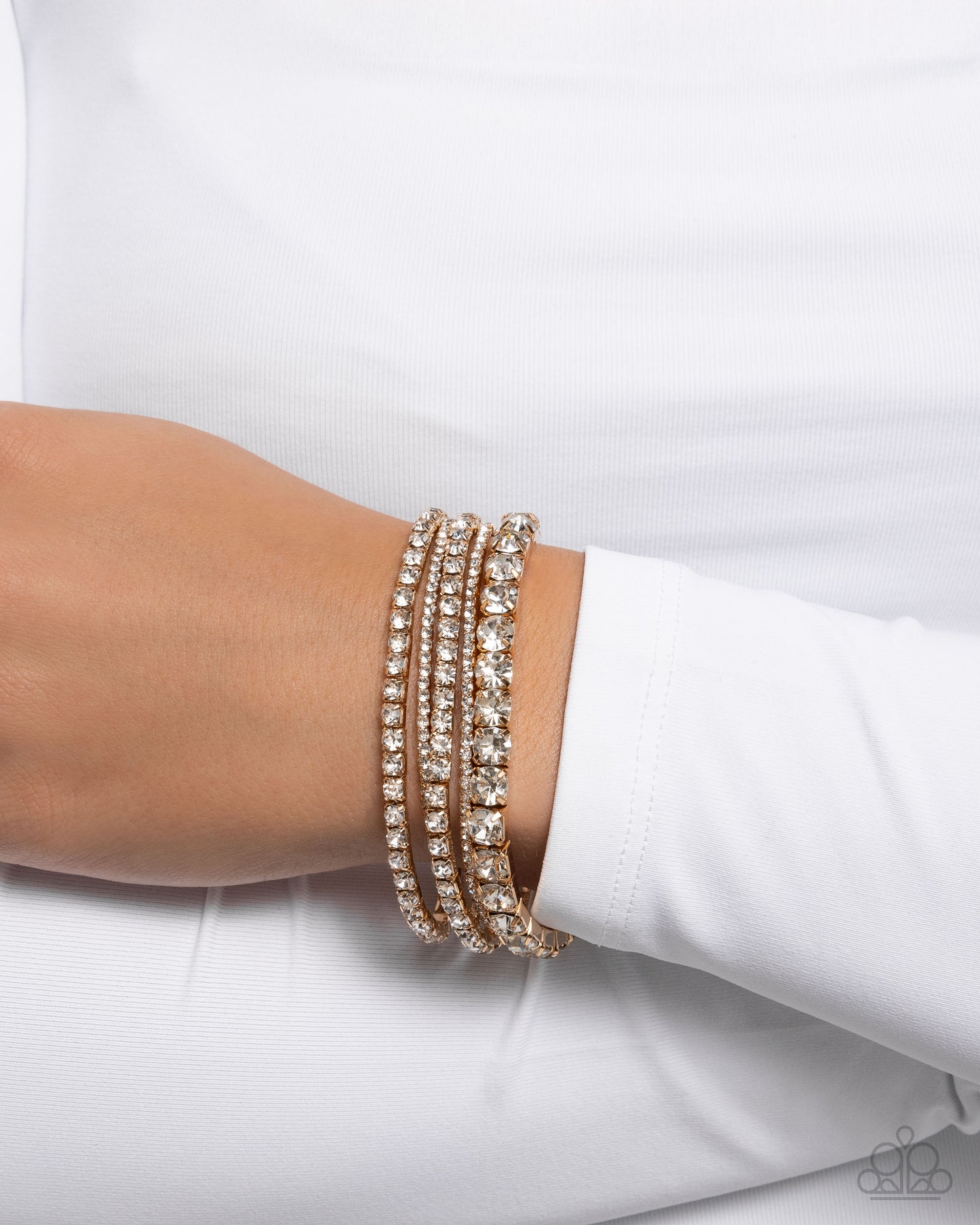 Persistent Pizzazz - Gold Bracelet Set