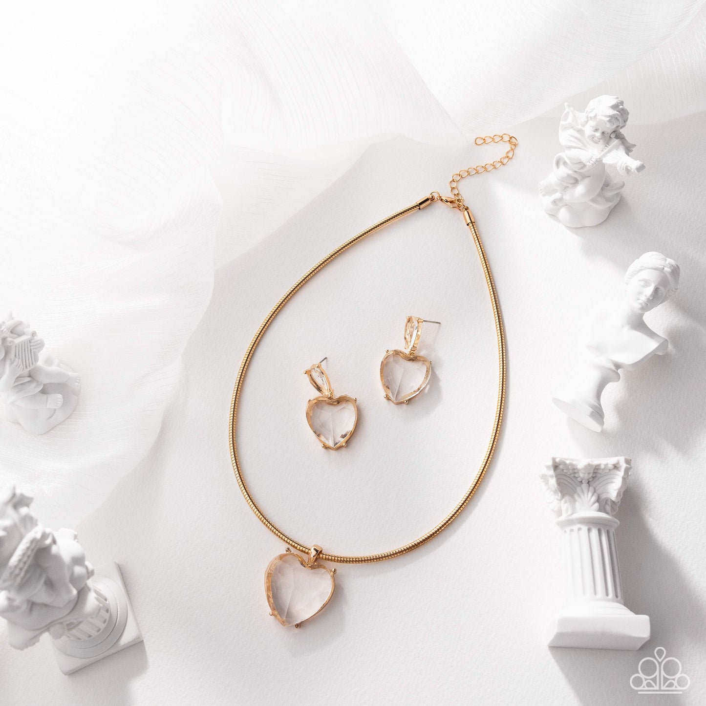 Glimpses of Malibu - Gold 2 Piece Complete Look October 2025 Fashion Fix Combo