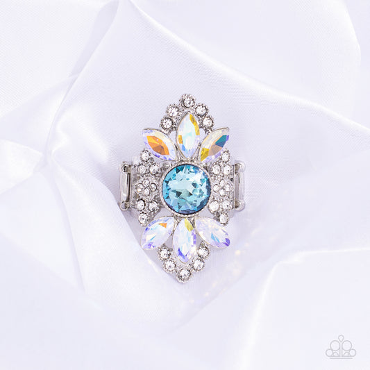 GLISTEN Here! - Blue Multi Ring July 2023 Life of the Party Exclusive
