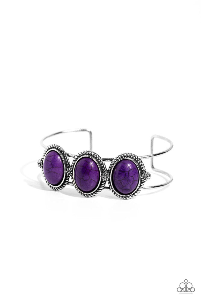 Badlands Backdrop - Purple Stone Bracelet