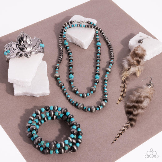 Simply Santa Fe - Blue Stone & Feather August 2024 Fashion Fix Complete Trend Blend Set