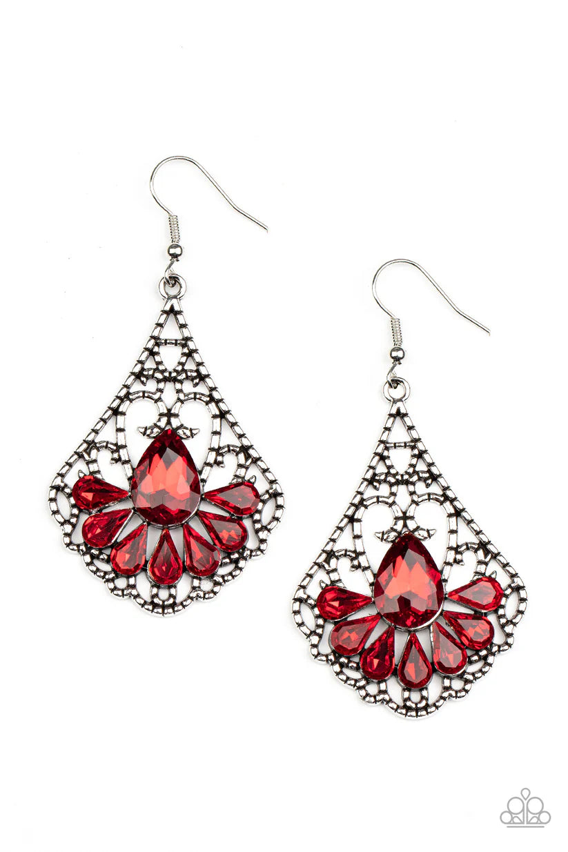 Exemplary Elegance - Red Earrings