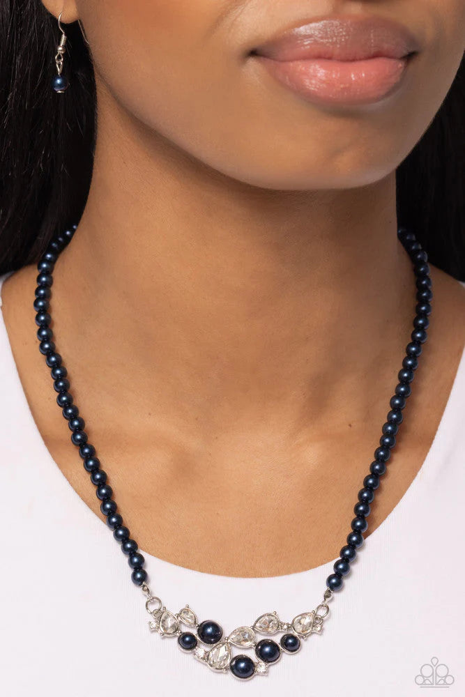 Pampered Pearls - Blue Necklace Set