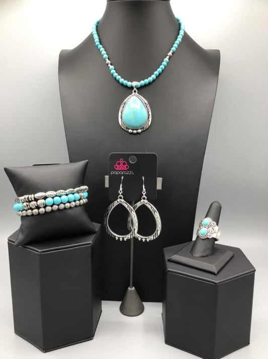Simply Santa Fe - Blue Complete Trend Blend - Fashion Fix Feb 2021 Exclusive Set - Princess Glam Shop