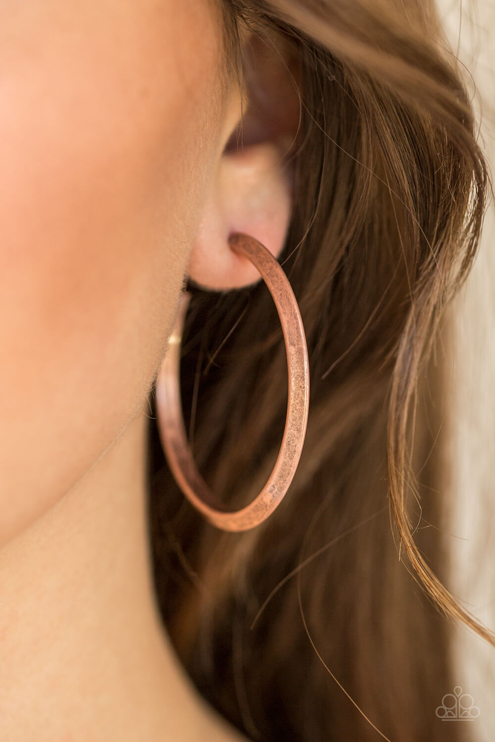 Some Like It HAUTE - Copper Hoop Earrings - Princess Glam Shop