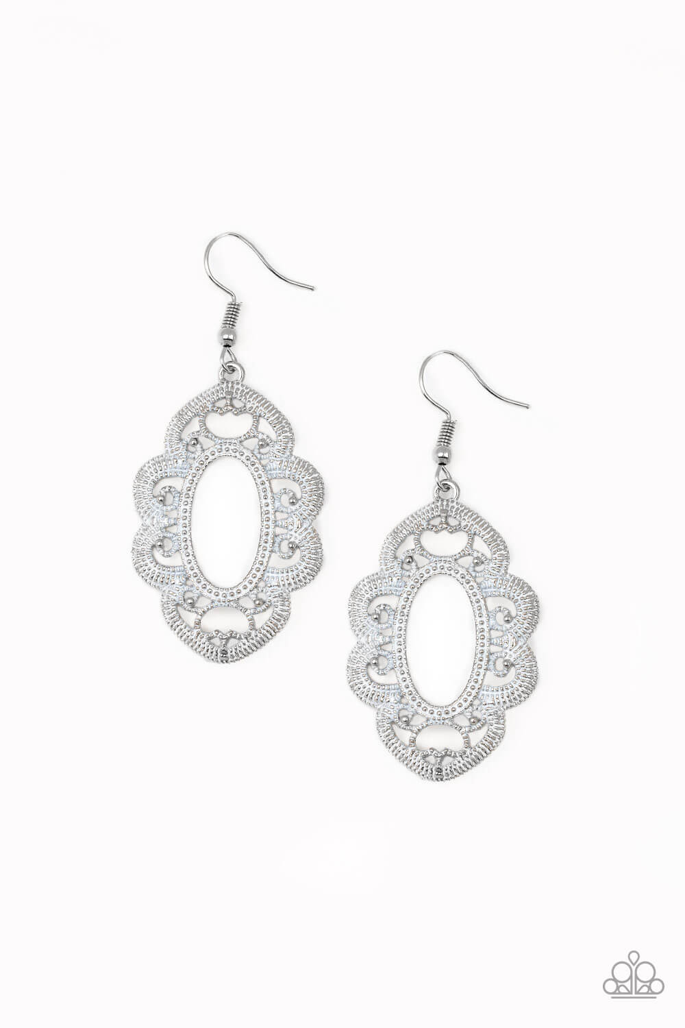 Mantras and Mandalas - White Earrings - Princess Glam Shop