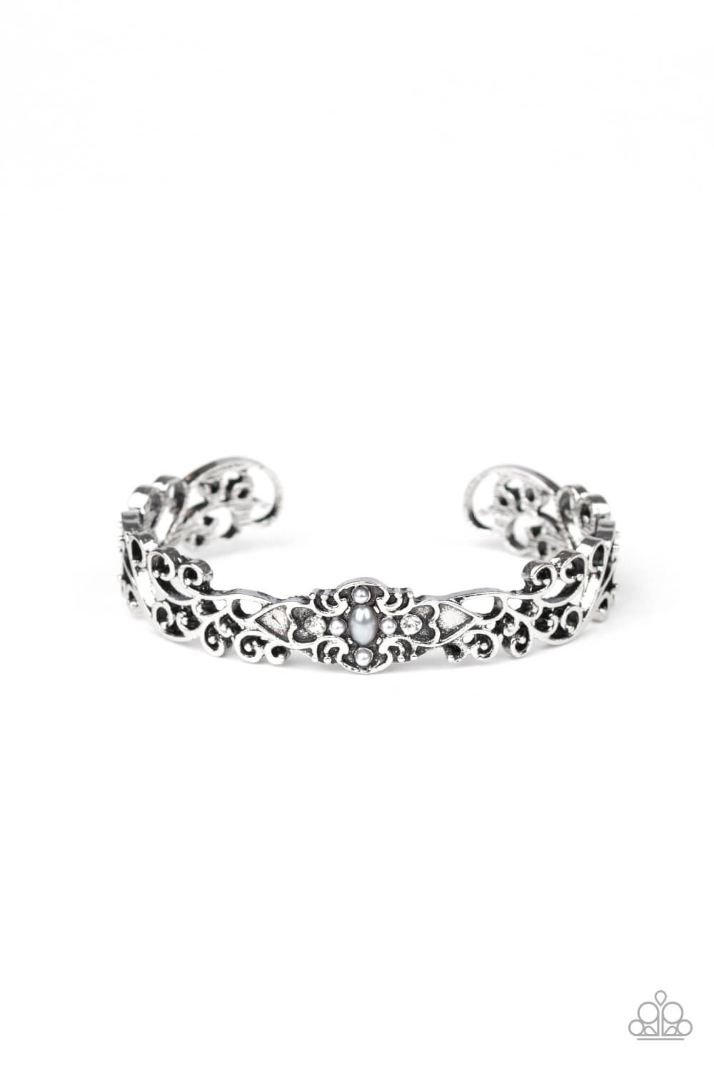 Victorian Vines - Silver Bracelet - Princess Glam Shop