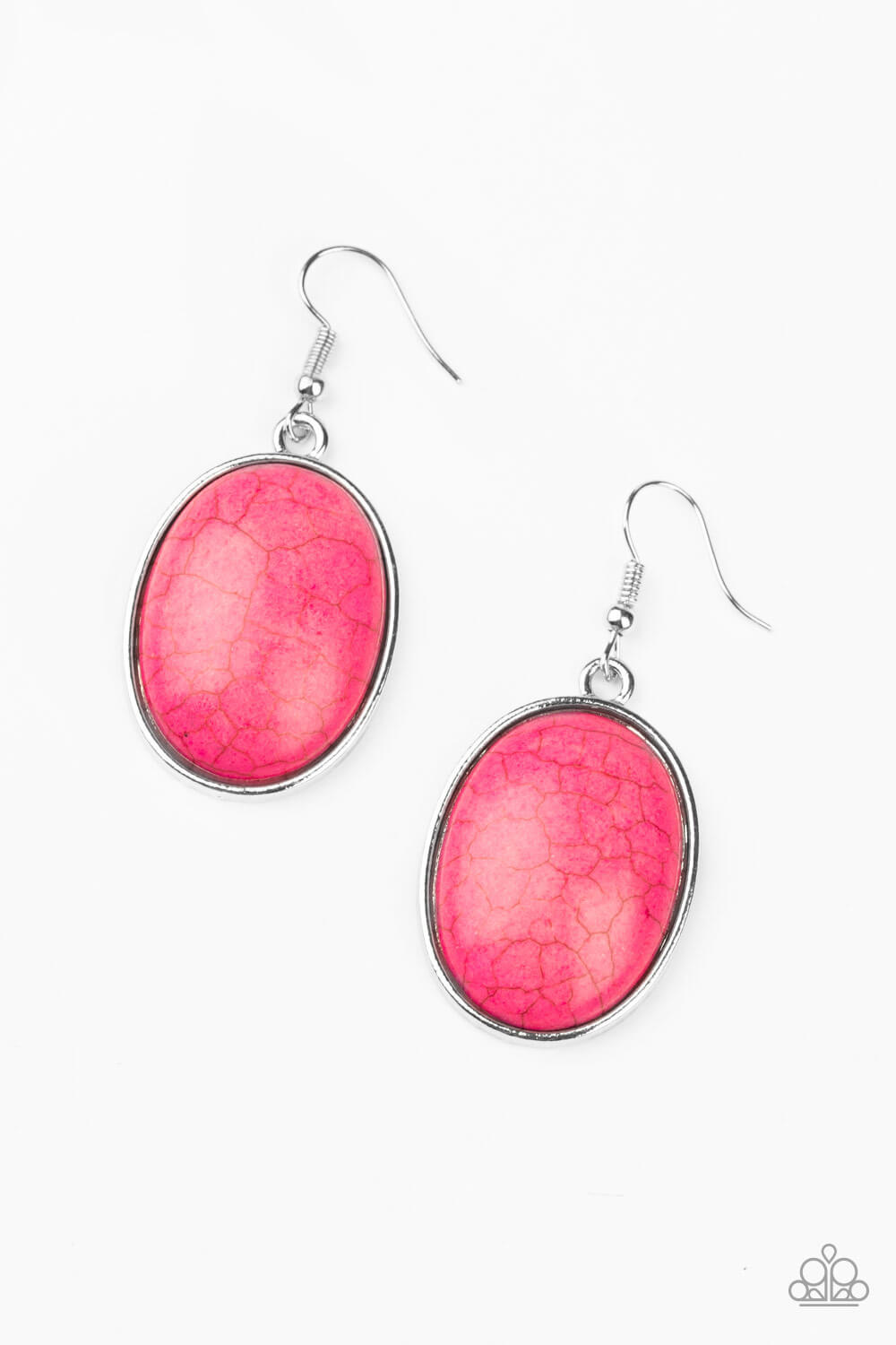Serenely Sediment - Pink Earrings - Princess Glam Shop