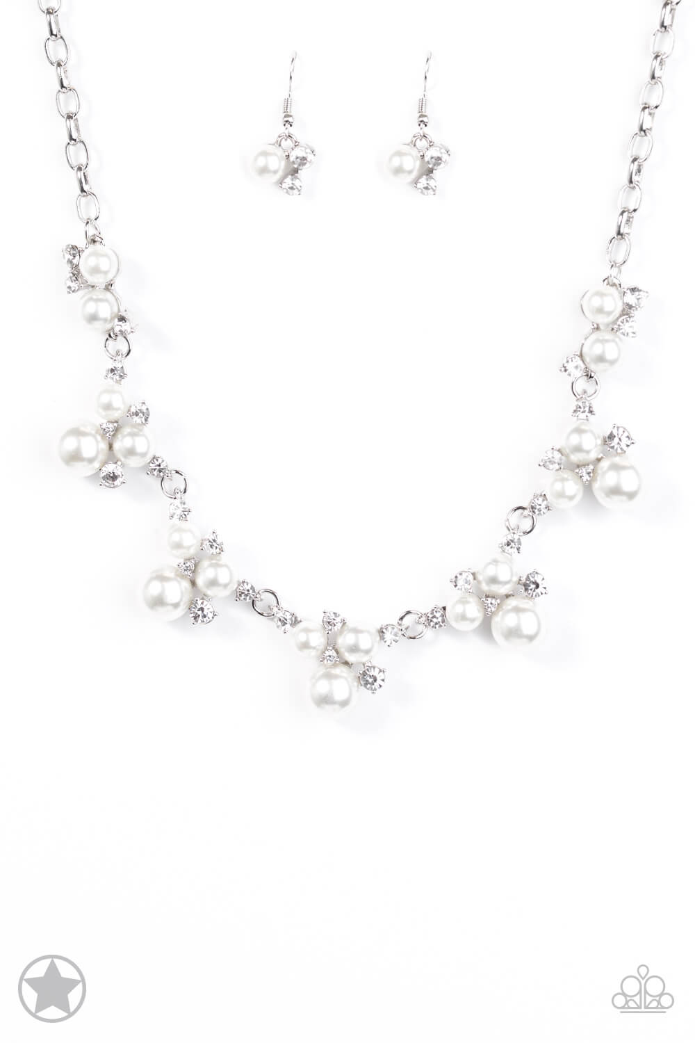Toast To Perfection White Necklace Set - Princess Glam Shop