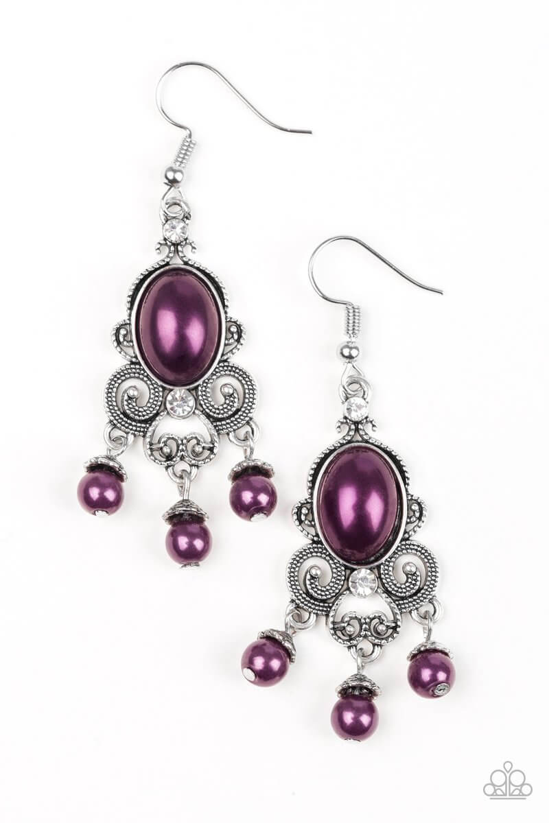 I Better Get Glowing - Purple Earrings - Princess Glam Shop
