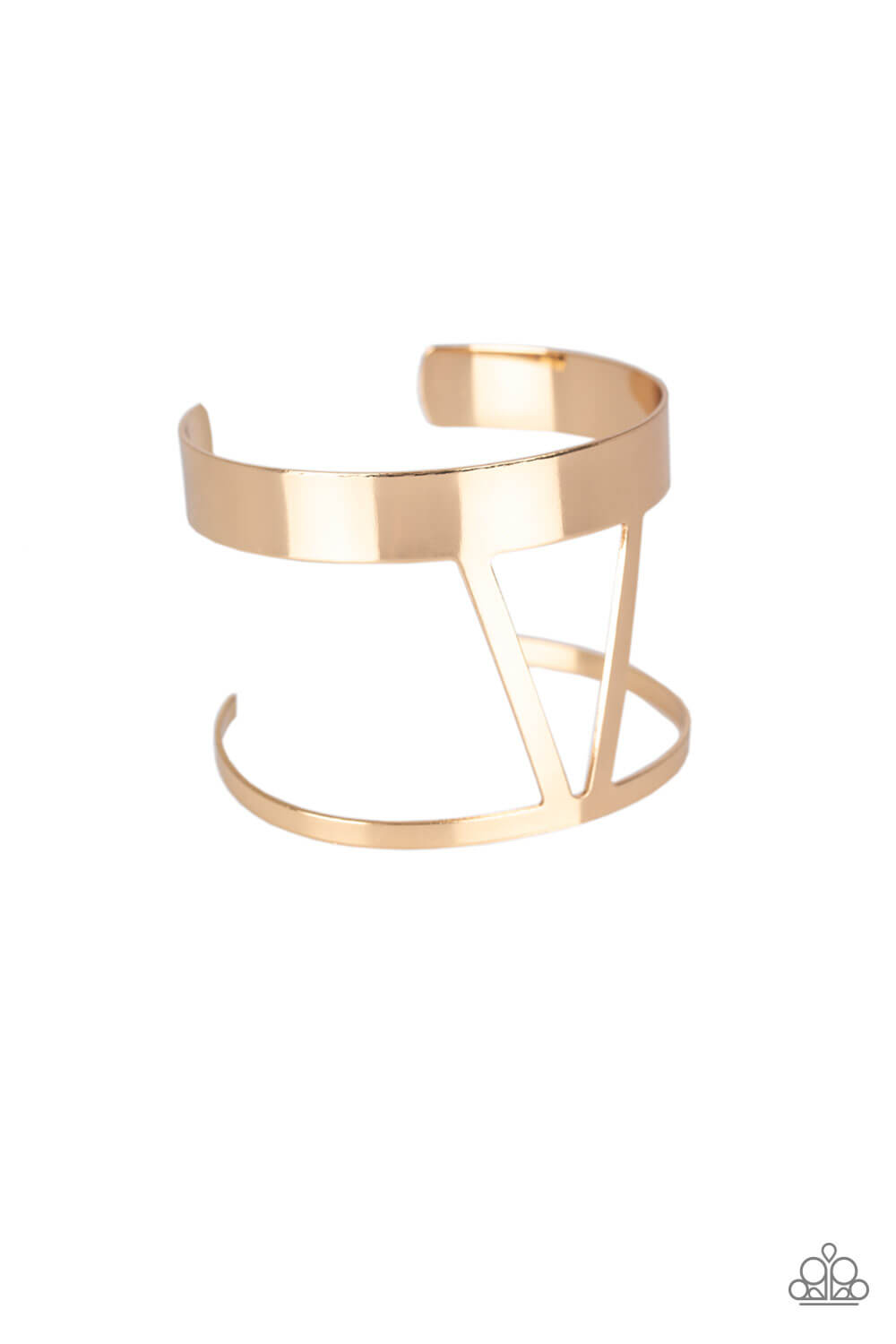 Rural Ruler - Gold Cuff Bracelet - Princess Glam Shop