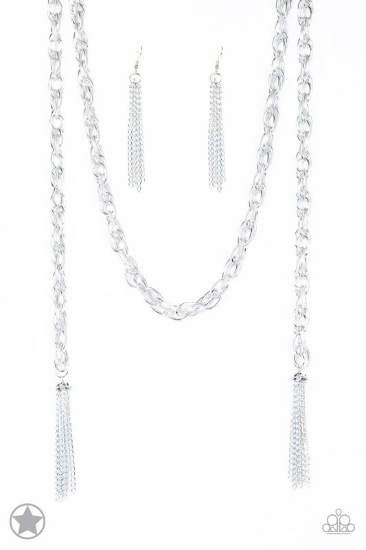 SCARFed for Attention Silver Necklace Set - Princess Glam Shop