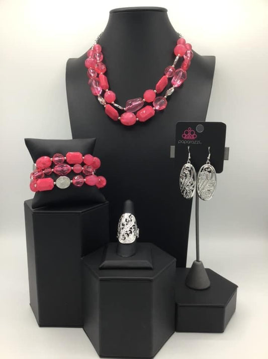 Glimpses of Malibu - Pink Complete Trend Blend August 2021 Fashion Fix Exclusive Set - Princess Glam Shop