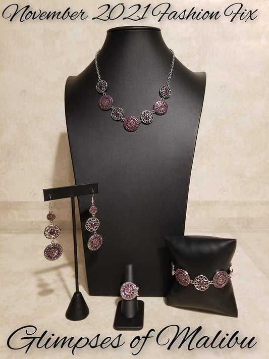 Glimpses of Malibu - Purple Complete Trend Blend November 2021 Fashion Fix Exclusive Set - Princess Glam Shop