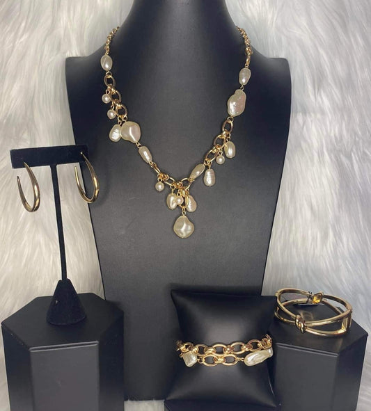 Fiercely 5th Avenue - Gold & White Complete Trend Blend June 2022 Fashion Fix Exclusive - Princess Glam Shop
