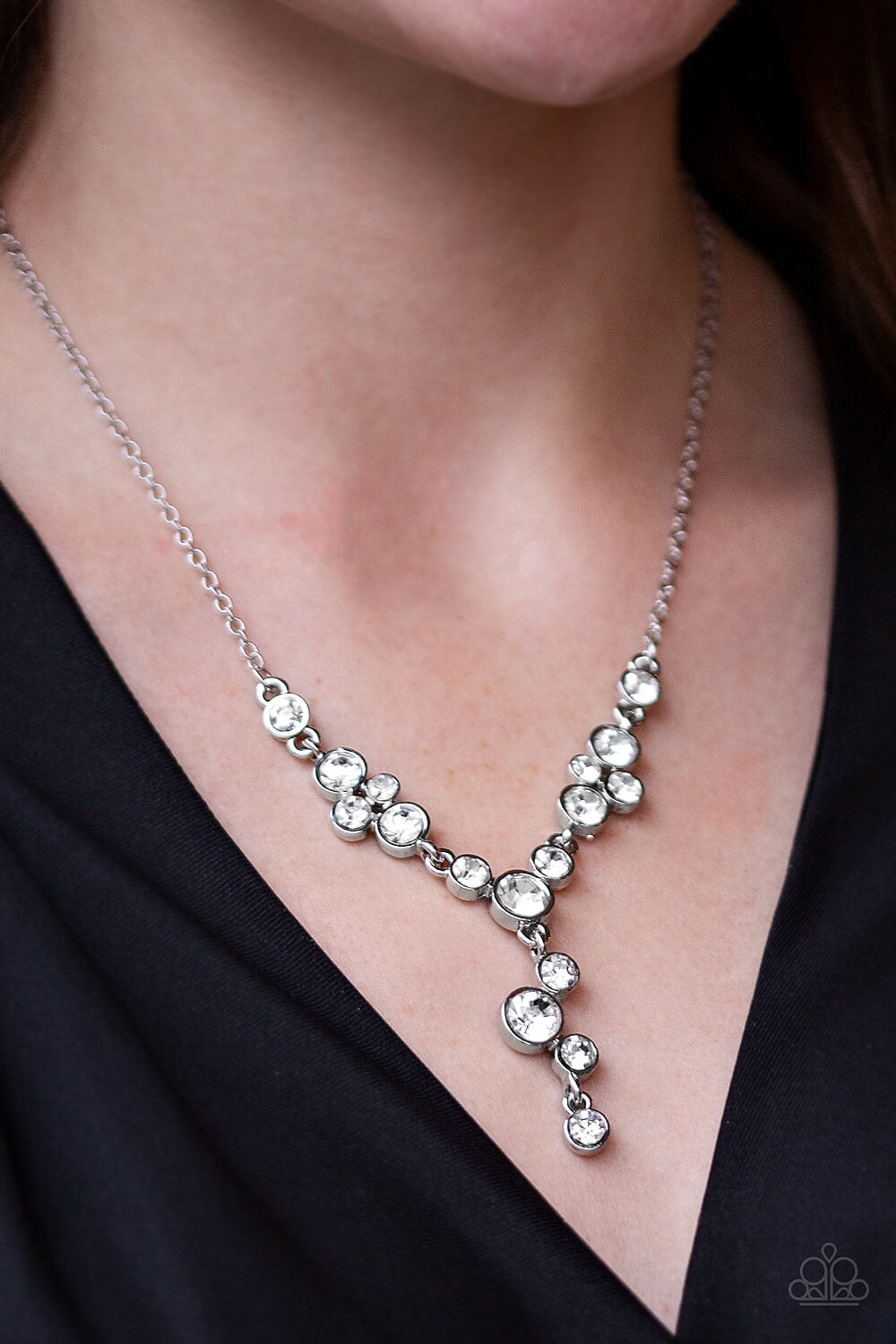 Five-Star Starlet - White Necklace Set - Princess Glam Shop