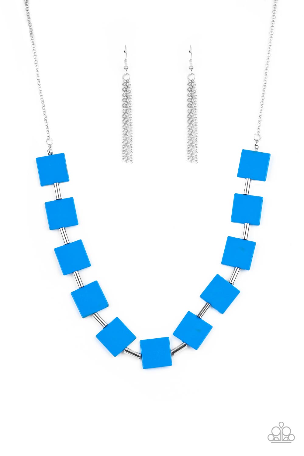 Hello, Material Girl - Blue Necklace Set - Princess Glam Shop