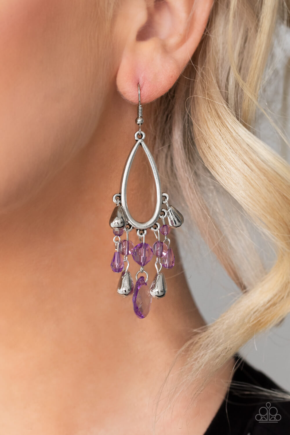 Summer Catch - Purple Earrings - Princess Glam Shop