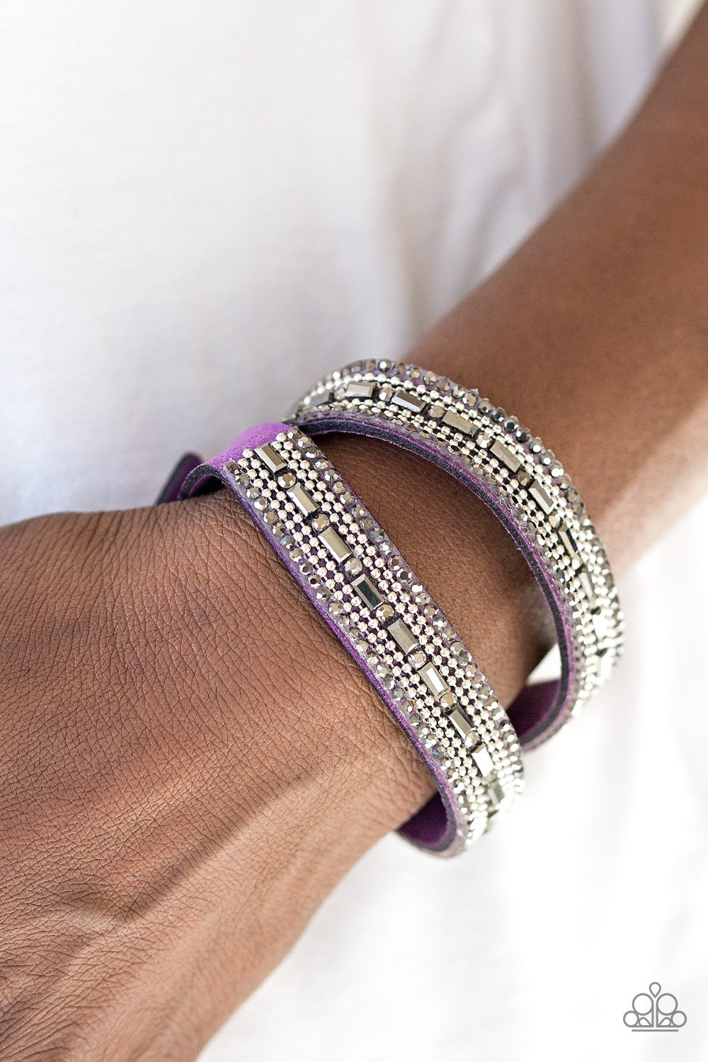 Shimmer and Sass - Purple Bracelet - Princess Glam Shop