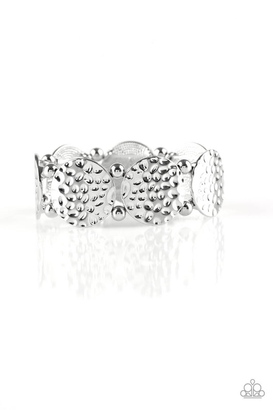 GLISTEN and Learn - Silver Stretchy Bracelet - Princess Glam Shop