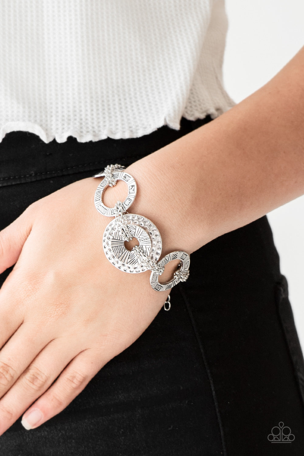 Way Wild - Silver Bracelet - Princess Glam Shop