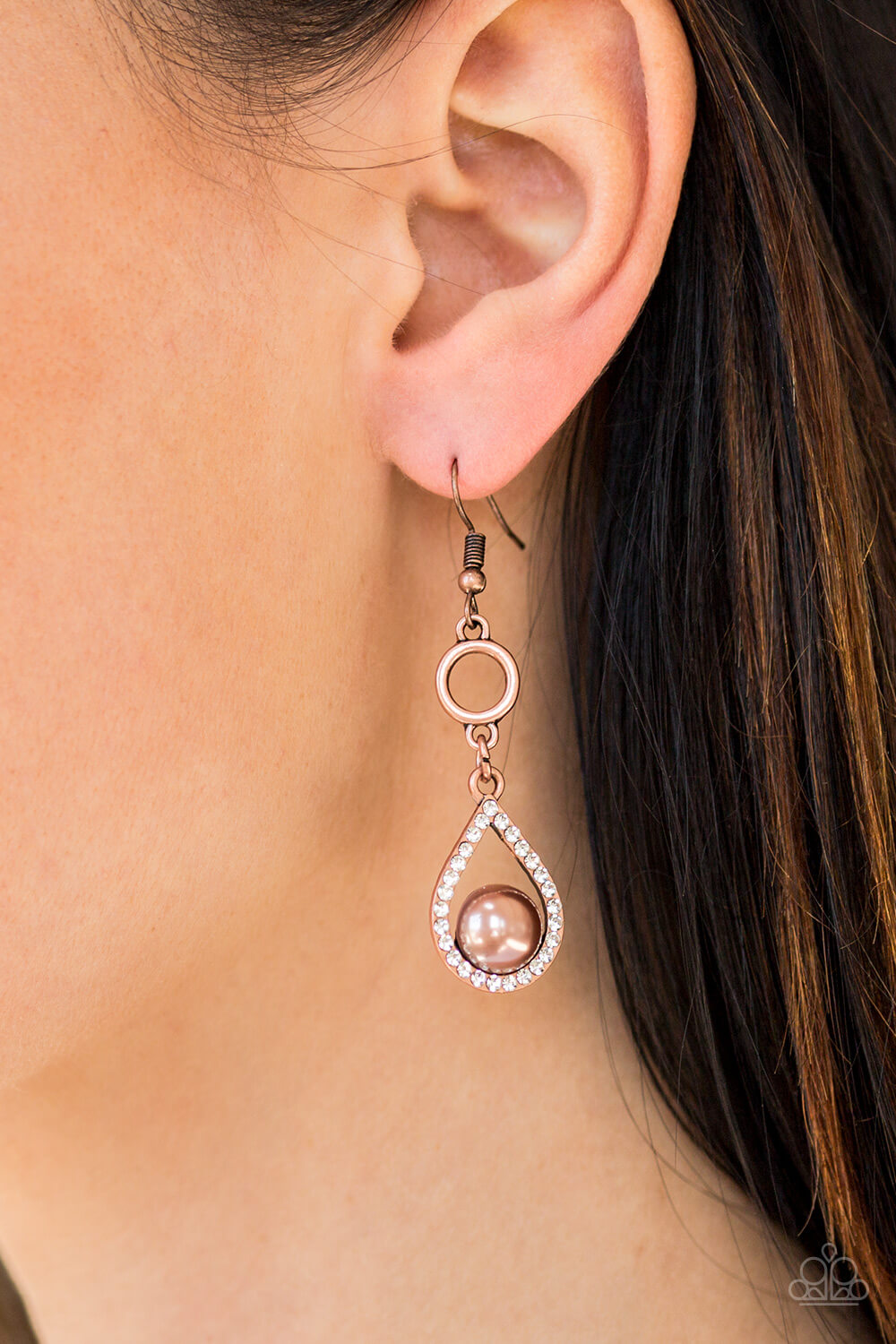 Roll Out The Ritz - Copper Earrings - Princess Glam Shop