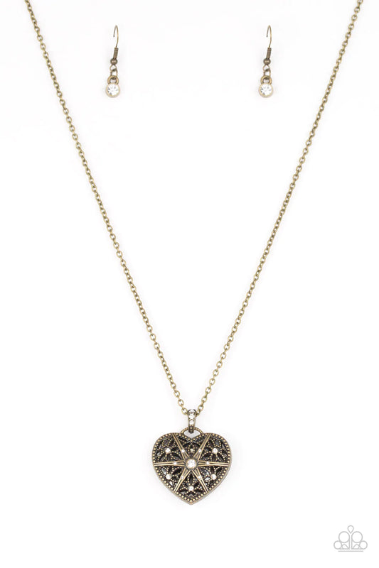 Casanova Charm - Brass Necklace Set - Princess Glam Shop