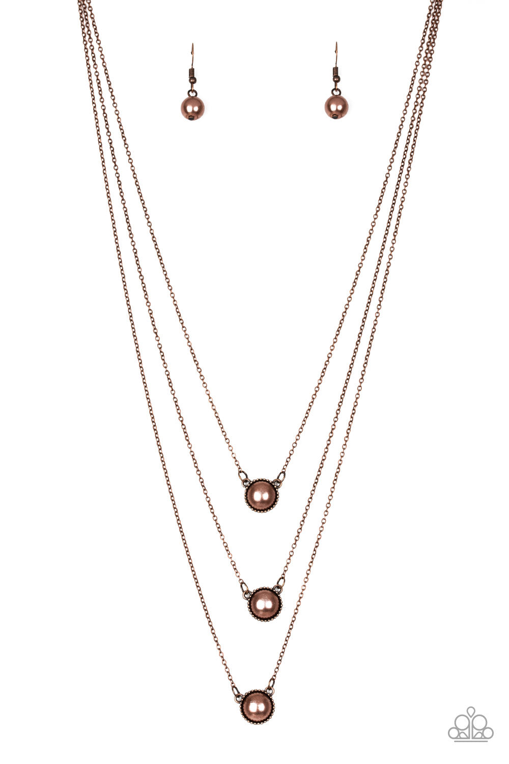 A Love For Luster - Copper Necklace Set - Princess Glam Shop