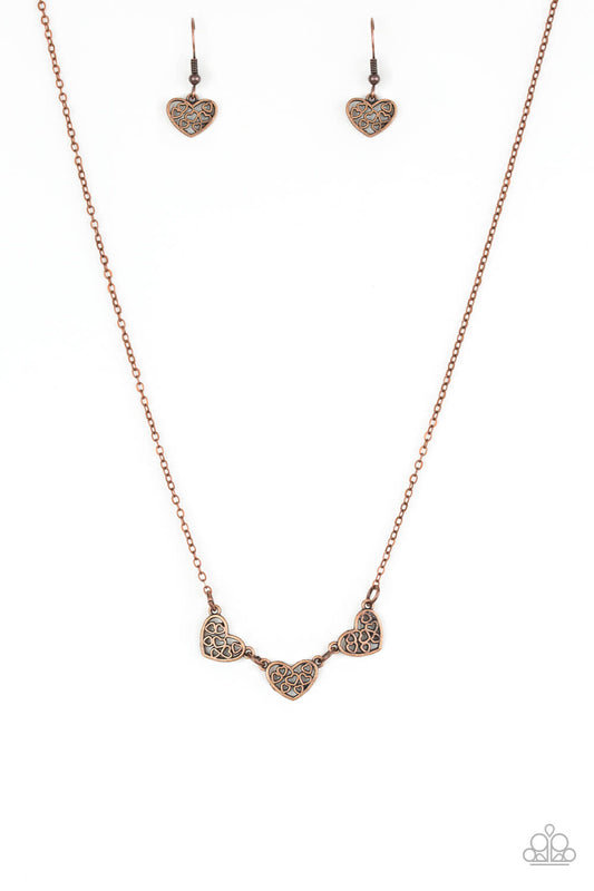 Another Love Story - Copper Necklace Set - Princess Glam Shop
