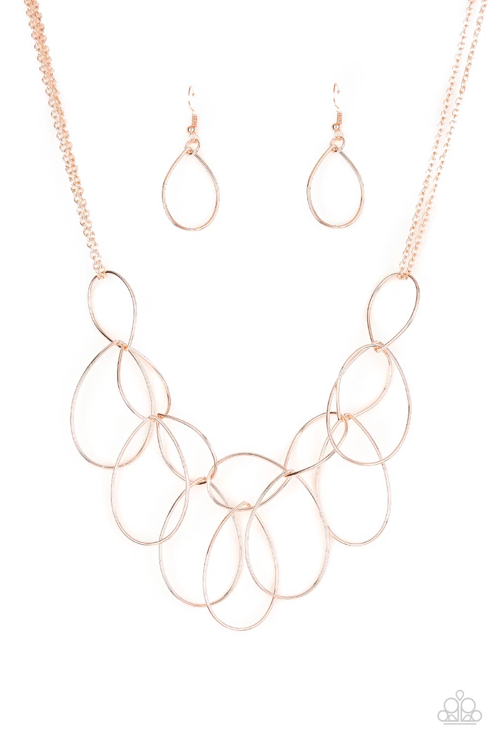 Top-TEAR Fashion - Rose Gold Necklace Set - Princess Glam Shop