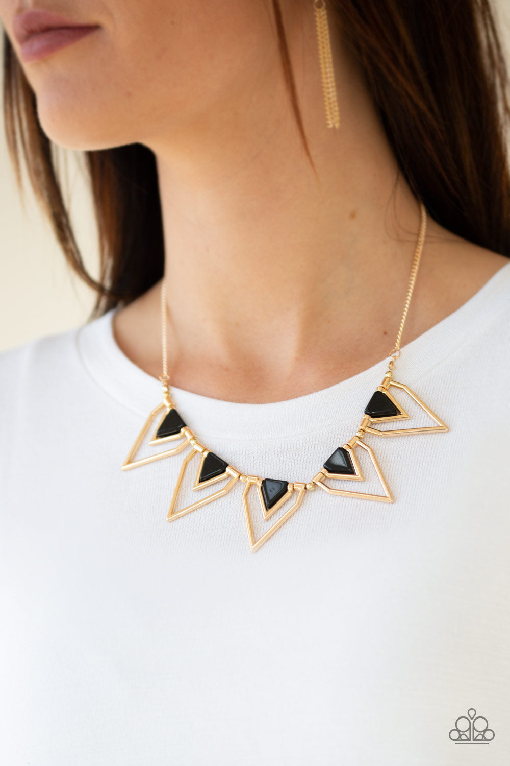 The Pack Leader - Gold & Black Necklace Set - Princess Glam Shop