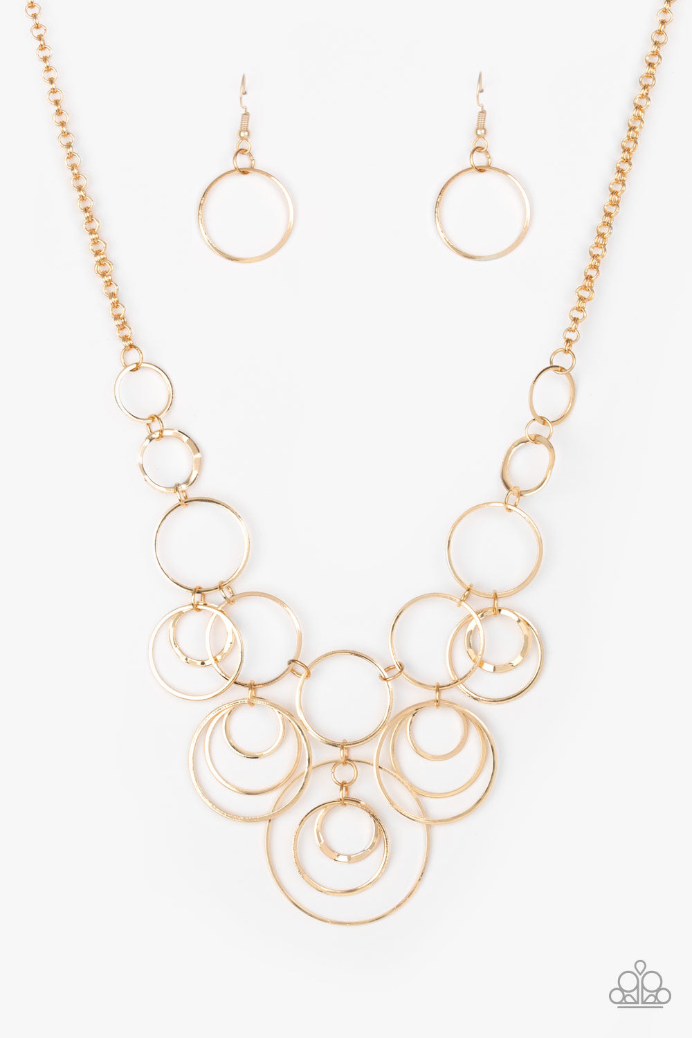Break The Cycle - Gold Necklace Set - Princess Glam Shop