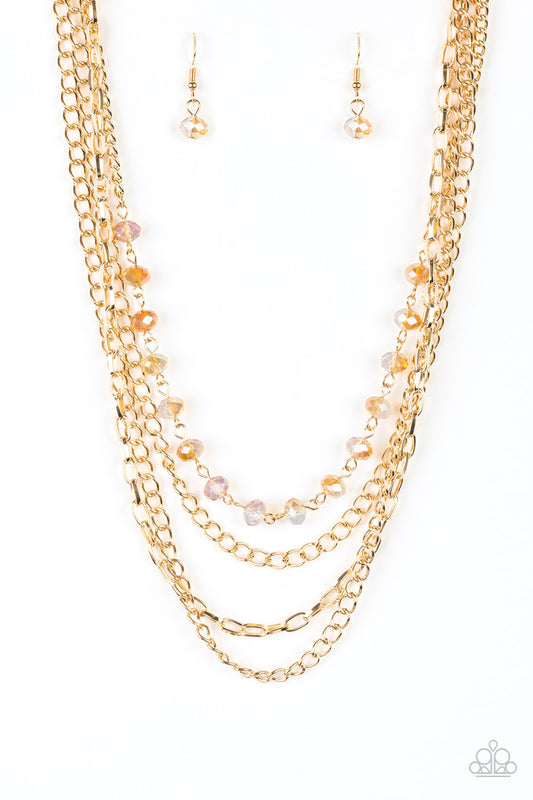 Extravagant Elegance - Gold Necklace Set - Princess Glam Shop