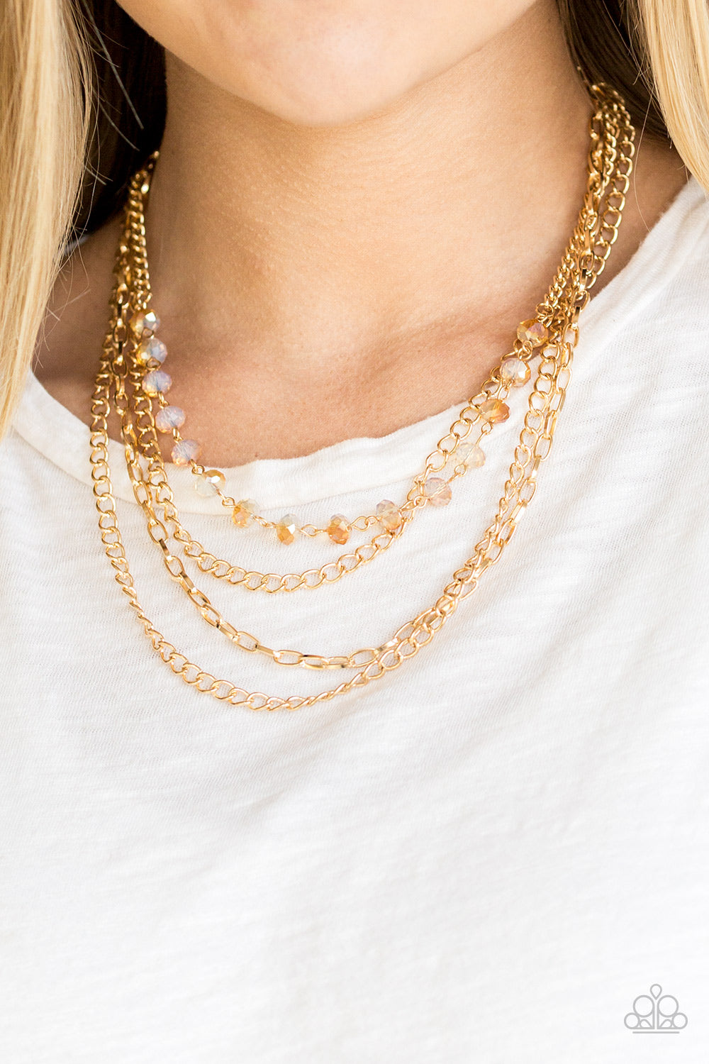 Extravagant Elegance - Gold Necklace Set - Princess Glam Shop
