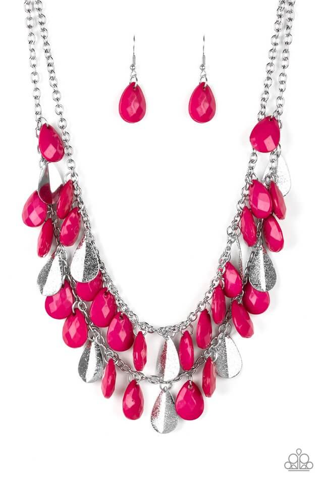 Life Of The FIESTA - Pink Necklace Set - Princess Glam Shop