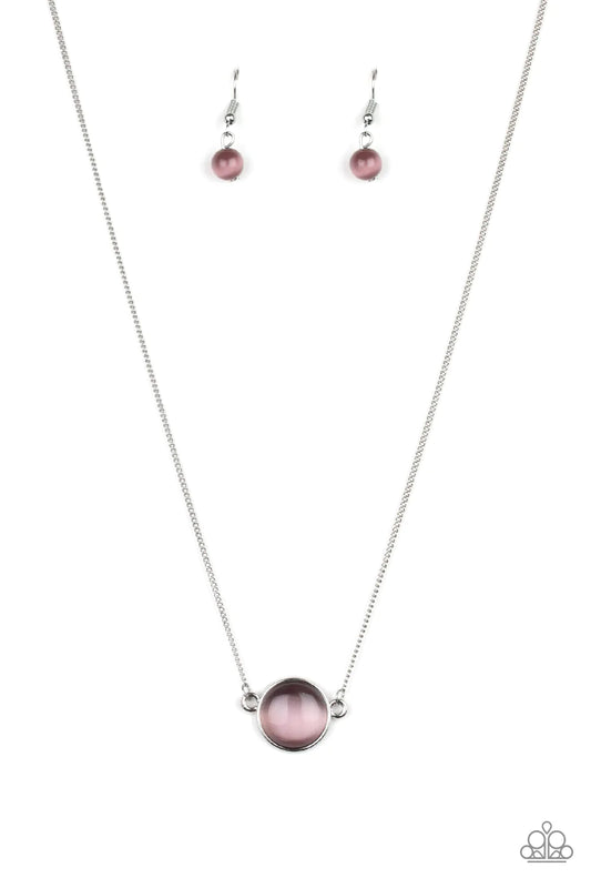 Rose-Colored Glasses - Purple Necklace Set - Princess Glam Shop