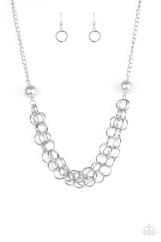 Daring Diva - Silver Necklace Set - Princess Glam Shop