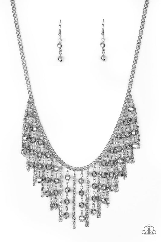 Rebel Remix - Silver Necklace Set - Princess Glam Shop