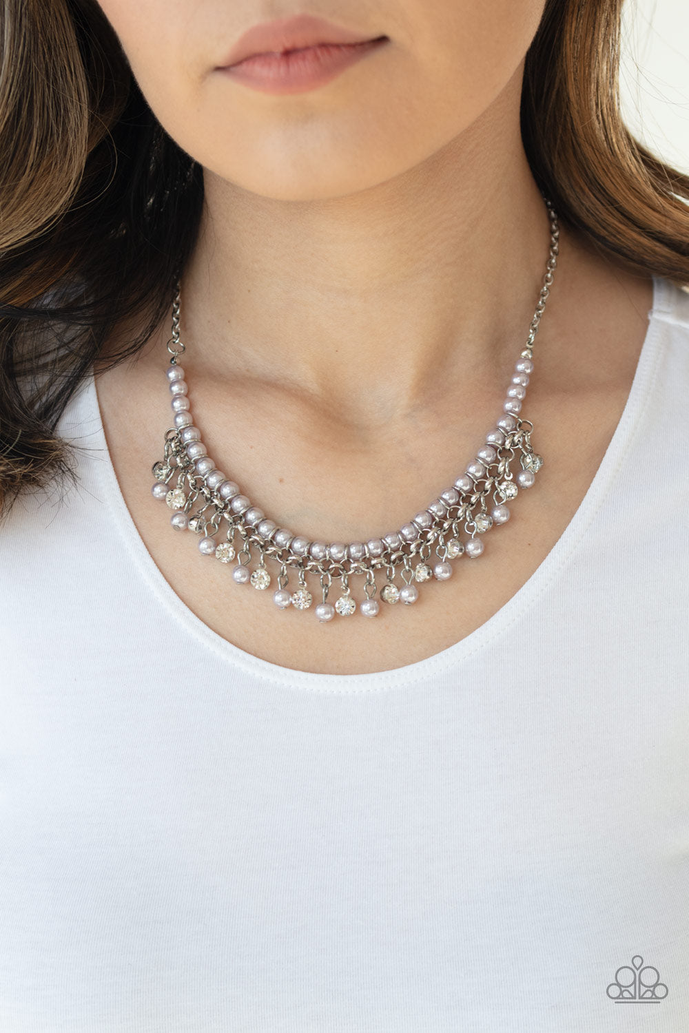 A Touch of CLASSY - Silver Necklace Set - Princess Glam Shop