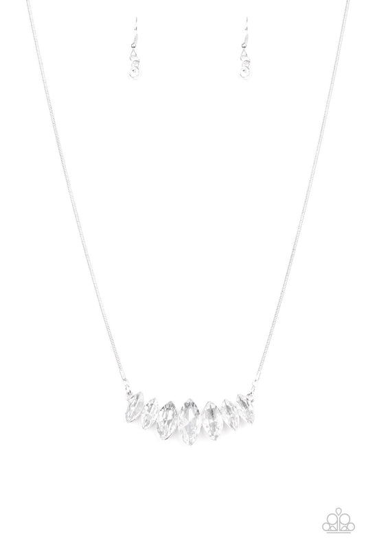 Leading Lady - White Necklace Set - Princess Glam Shop