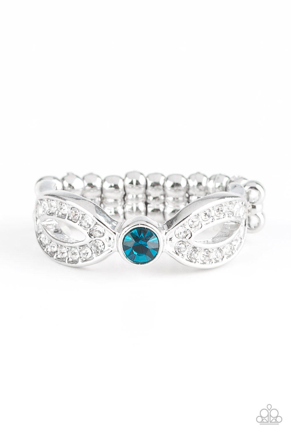 Extra Side Of Elegance - Blue Ring - Princess Glam Shop